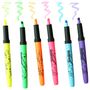 Voir la diapositive 2 : AUCHAN Lot de 6 stylos surligneurs coloris assortis