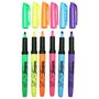 Voir la diapositive 3 : AUCHAN Lot de 6 stylos surligneurs coloris assortis