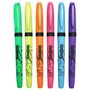 AUCHAN Lot de 6 stylos surligneurs coloris assortis