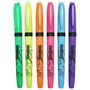 Voir la diapositive 4 : AUCHAN Lot de 6 stylos surligneurs coloris assortis