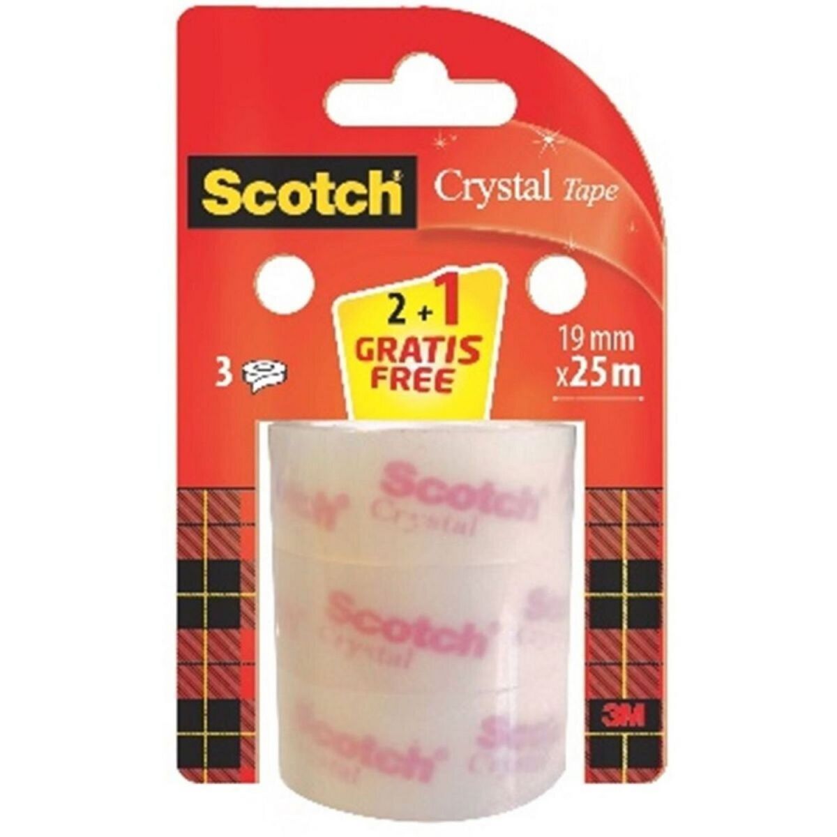 SCOTCH Recharge rouleau ruban adhésif 25m