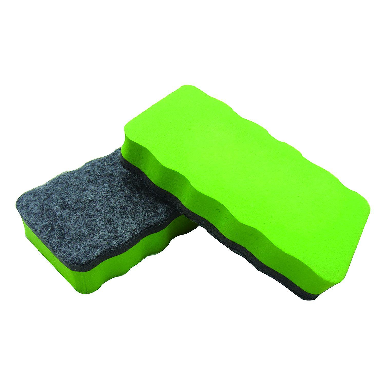 Voir la diapositive 3 : AUCHAN Brosse magnétique pour tableau blanc - vert