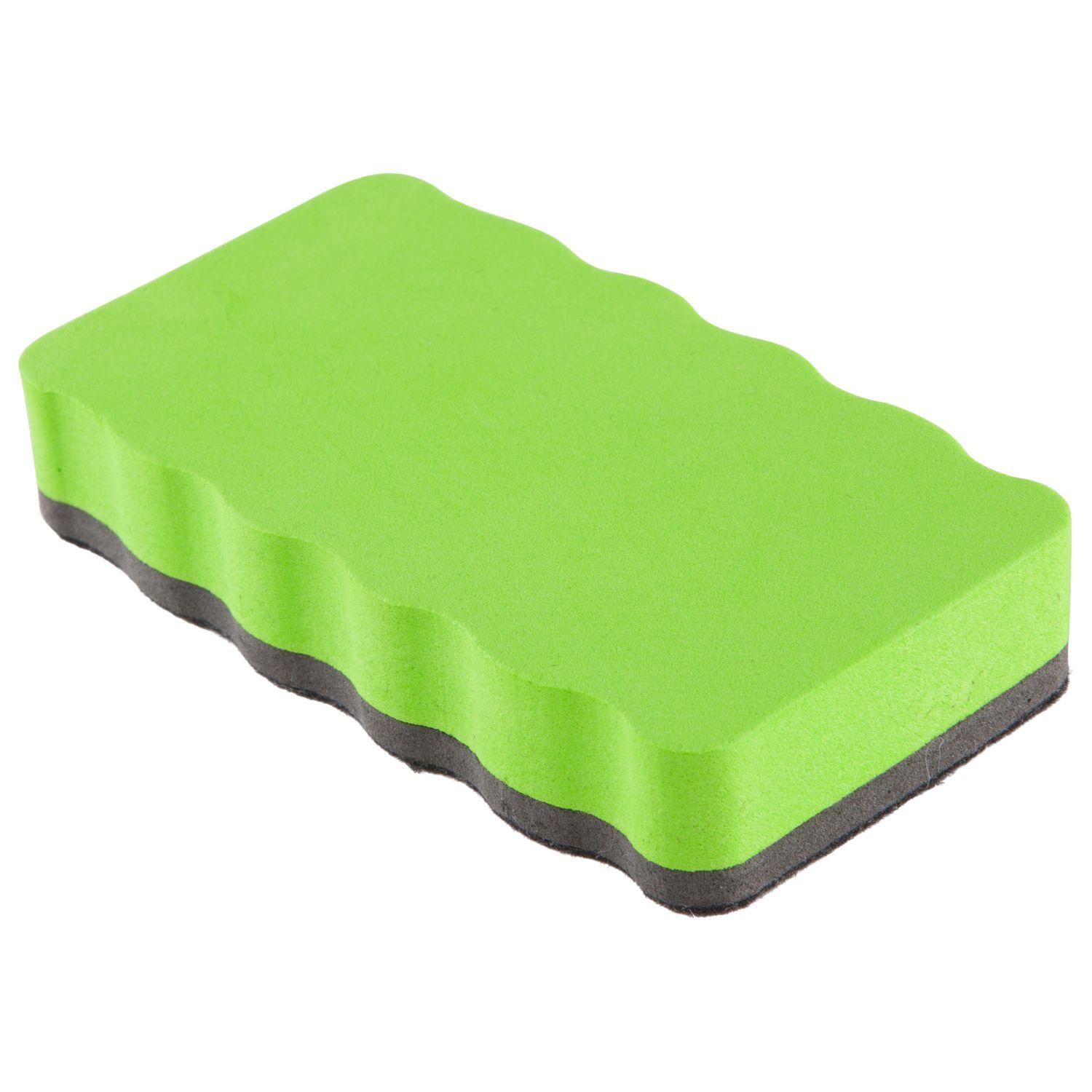 Voir la diapositive 2 : AUCHAN Brosse magnétique pour tableau blanc - vert