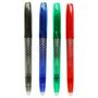 Voir la diapositive 4 : AUCHAN Lot de 4 stylos roller gel effaçable coloris assortis