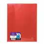 EXACOMPTA Protège-document A4 120 vues iderama pochettes cristal lisses Rouge
