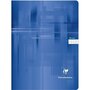 CLAIREFONTAINE Cahier piqué 24x32cm 96 pages grands carreaux Seyes - Bleu