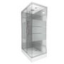Voir la diapositive 2 : AURLANE Cabine de douche rectangle gris verre dépoli 80x110 cm - GREY RIVER II