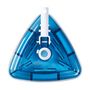 Voir la diapositive 1 : GARDENSTAR Brosse aspirateur triangulaire pivotante - Bleu