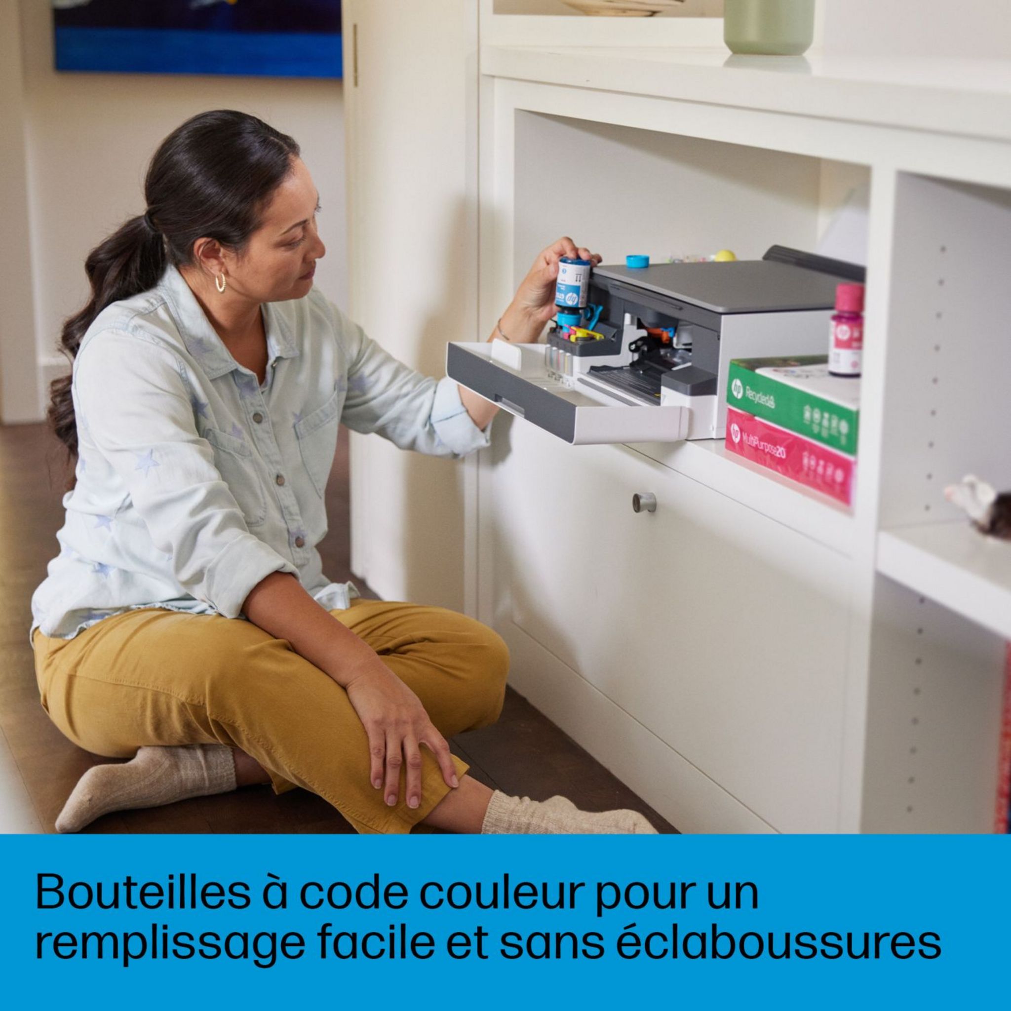 Voir la diapositive 5 : HP Bouteille d'encre HP 31 Magenta Authentique 70 ml (1VU27AE)