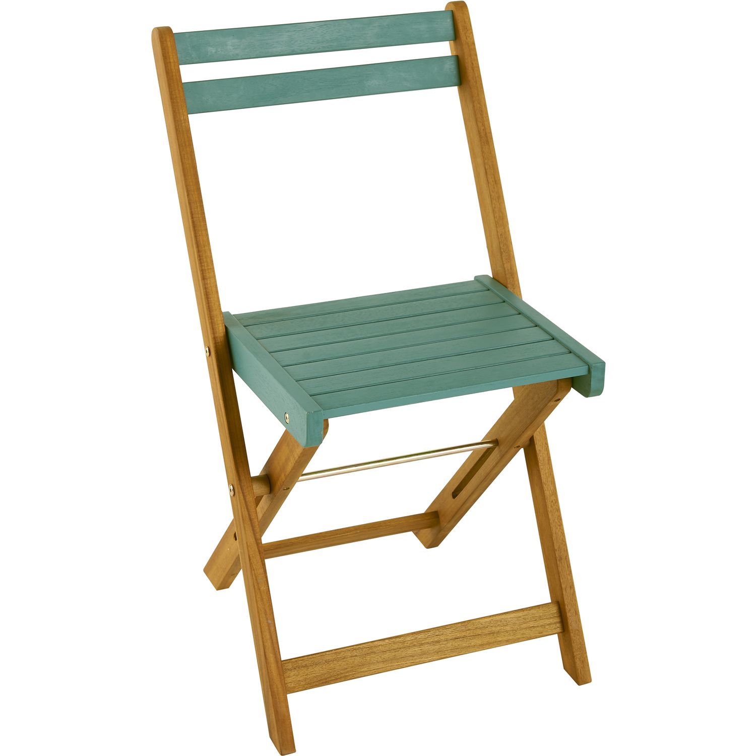 Voir la diapositive 5 : GARDENSTAR Salon de jardin - 2 places - Bois d'acacia - Vert