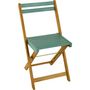 Voir la diapositive 5 : GARDENSTAR Salon de jardin - 2 places - Bois d'acacia - Vert