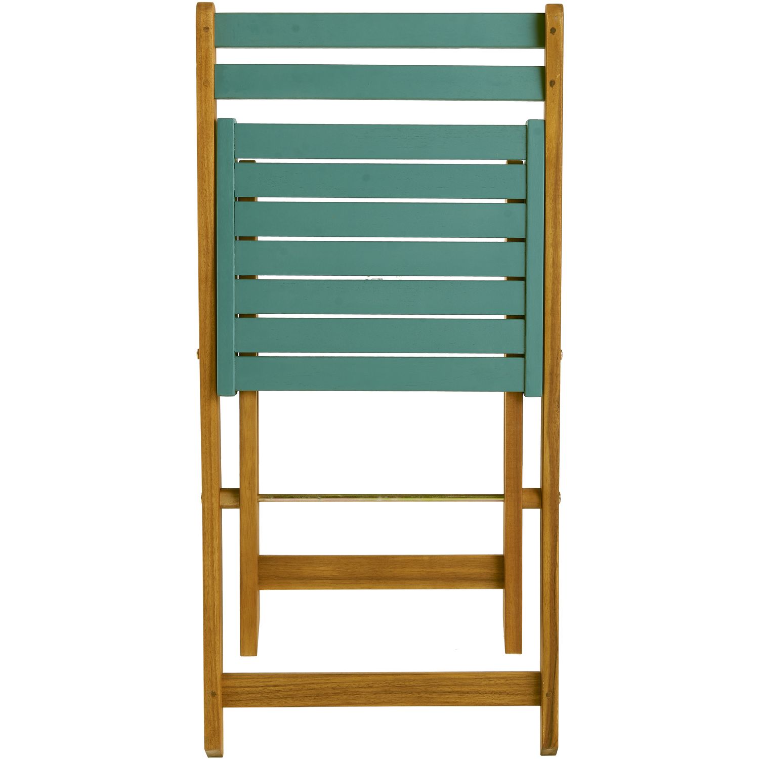 Voir la diapositive 3 : GARDENSTAR Salon de jardin - 2 places - Bois d'acacia - Vert