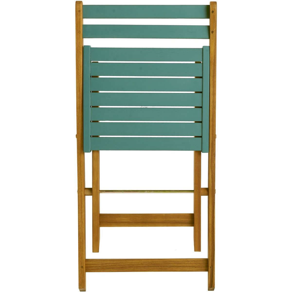 GARDENSTAR Salon de jardin - 2 places - Bois d'acacia - Vert