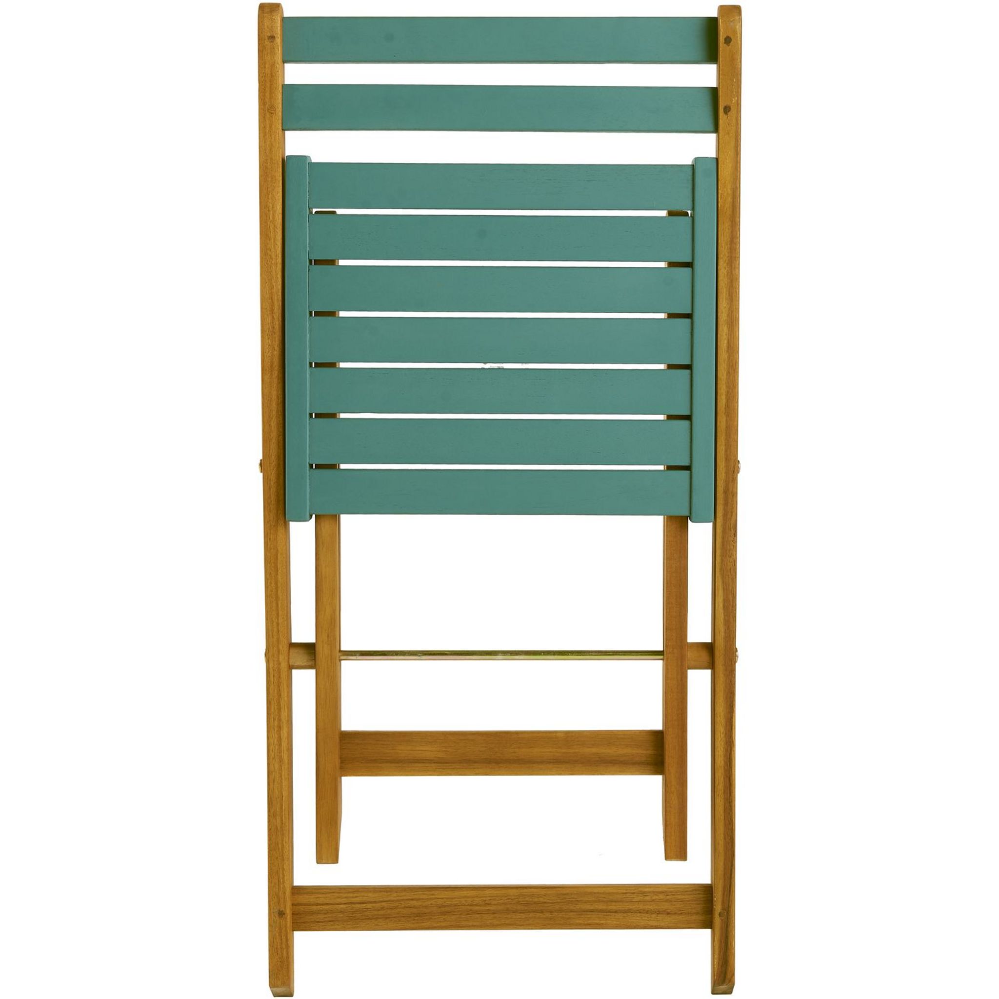 Voir la diapositive 3 : GARDENSTAR Salon de jardin - 2 places - Bois d'acacia - Vert