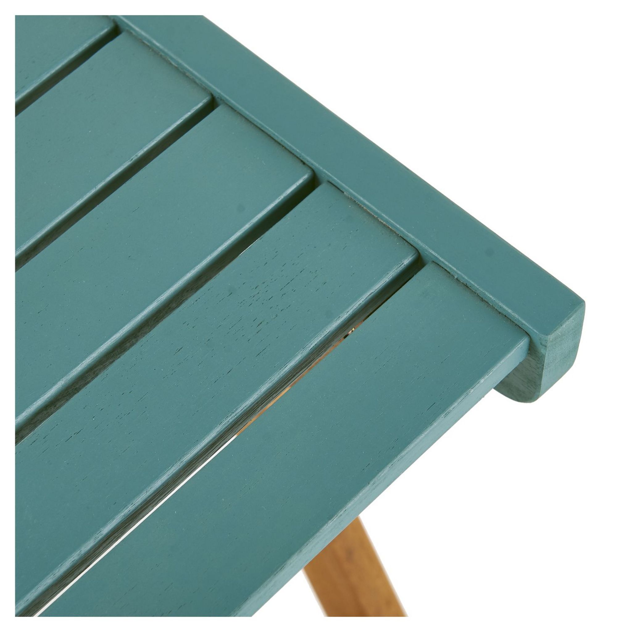 Voir la diapositive 6 : GARDENSTAR Salon de jardin - 2 places - Bois d'acacia - Vert