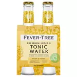 FEVER TREE Premium indian tonic water eau gazeuse bouteille 4x20cl
