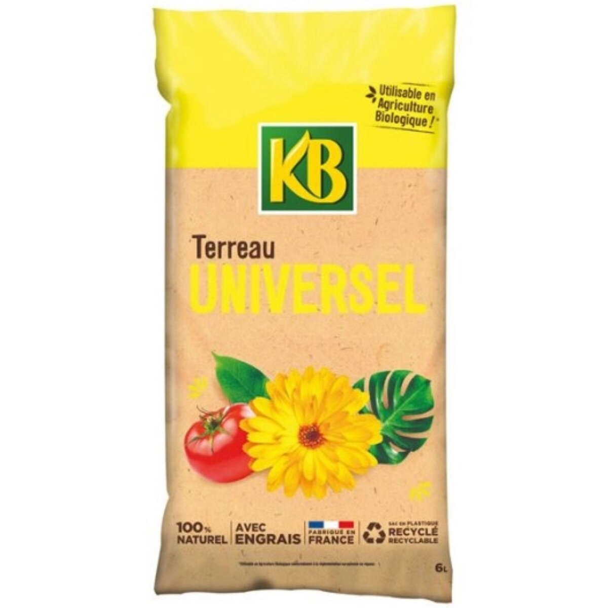 KB Terreau universel 6l pas cher Auchan.fr
