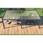 Voir la diapositive 3 : Pergola Bioclimatique autoportée (6 pieds) 4x8m anthracite/Blanc OMBREA®