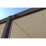 Voir la diapositive 6 : Pergola Bioclimatique autoportée (6 pieds) 4x8m anthracite/Blanc OMBREA®