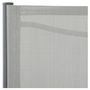 Voir la diapositive 4 : GARDENSTAR Lot de 4 chaises de jardin en acier empilable - Textilène - Gris