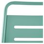 Voir la diapositive 3 : GARDENSTAR Chaise de jardin empilable - Acier - Vert sauge