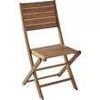 GARDENSTAR Chaise de jardin pliante - Bois d'acacia - Aspect bois