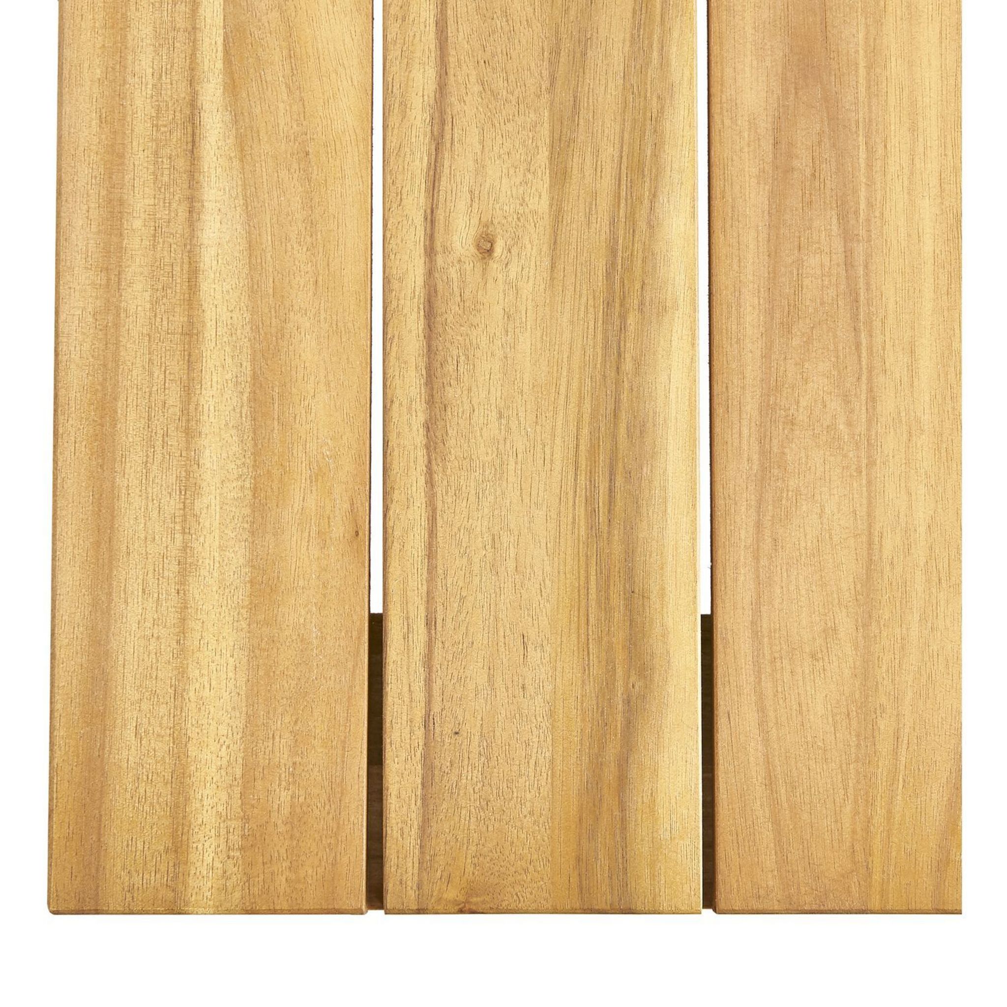 Voir la diapositive 5 : GARDENSTAR Salon de jardin - 5 places - Bois d'acacia - Gris