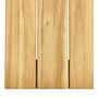 Voir la diapositive 5 : GARDENSTAR Salon de jardin - 5 places - Bois d'acacia - Gris
