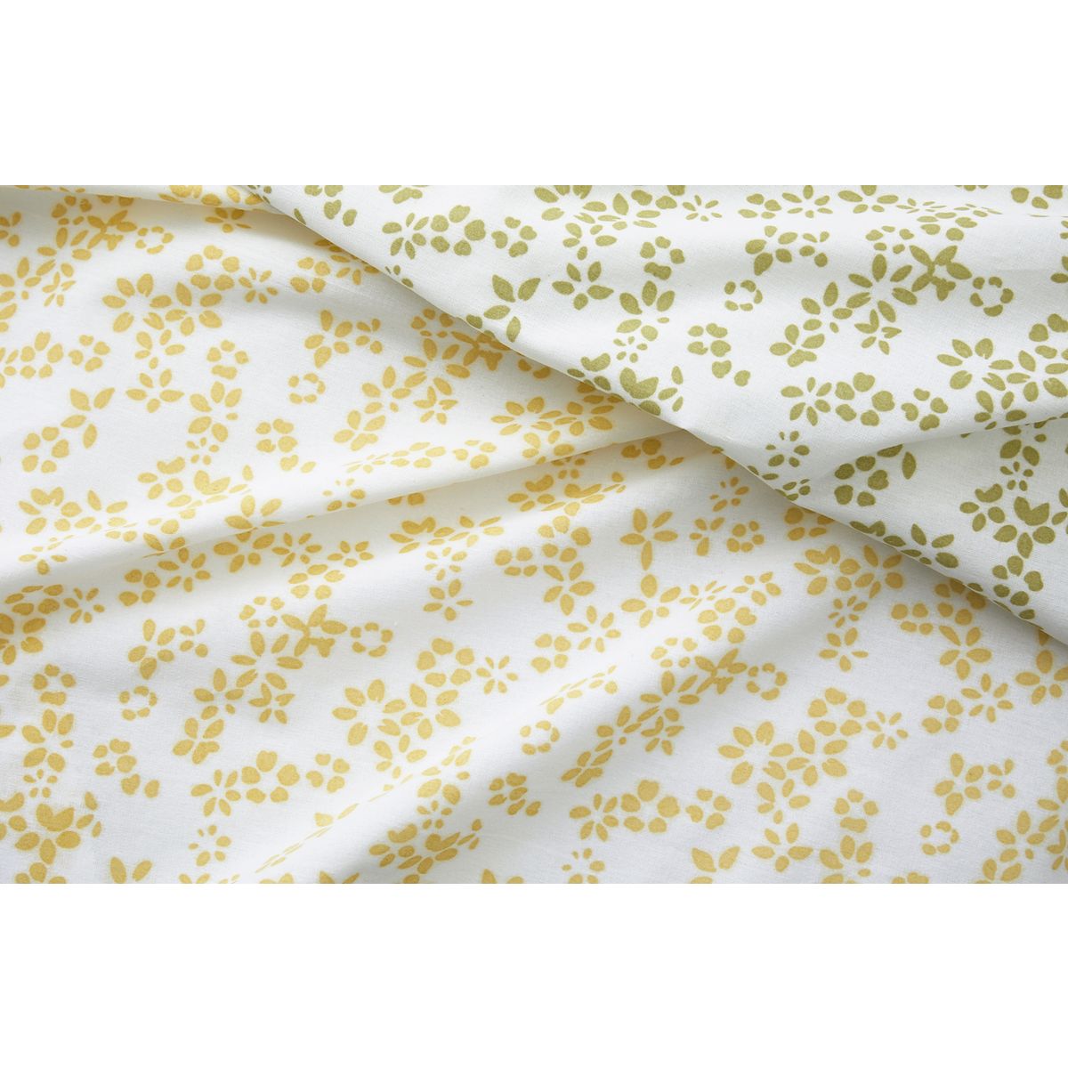 ACTUEL Parure housse de couette en polycoton motif floral LÉA