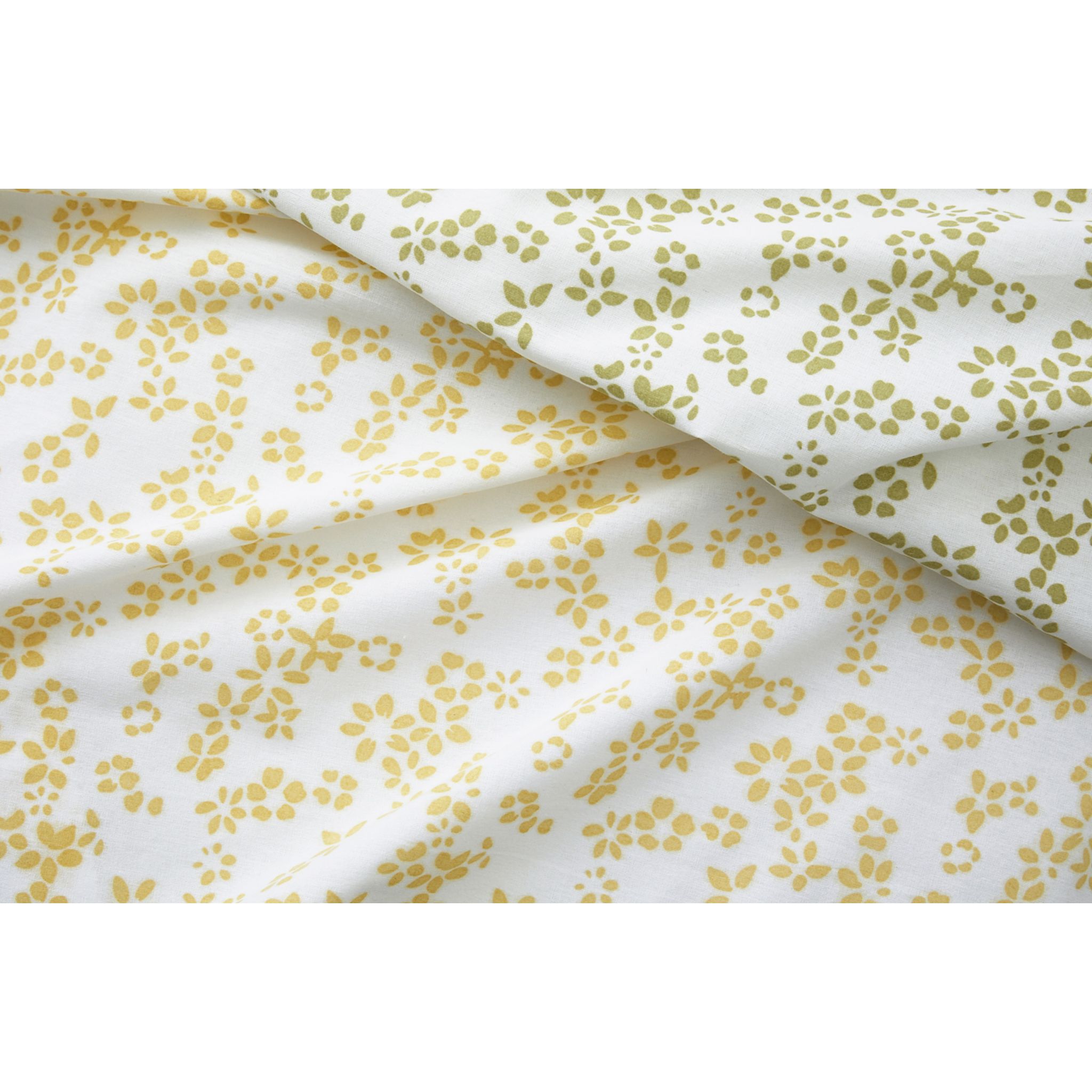 Voir la diapositive 2 : ACTUEL Parure housse de couette en polycoton motif floral LÉA