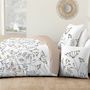 Voir la diapositive 1 : Parure housse de couette en coton 57 fils motif floral ESSENTIEL