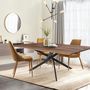 Voir la diapositive 1 : Table de séjour salle à manger fixe effet chêne L160 cm RITA