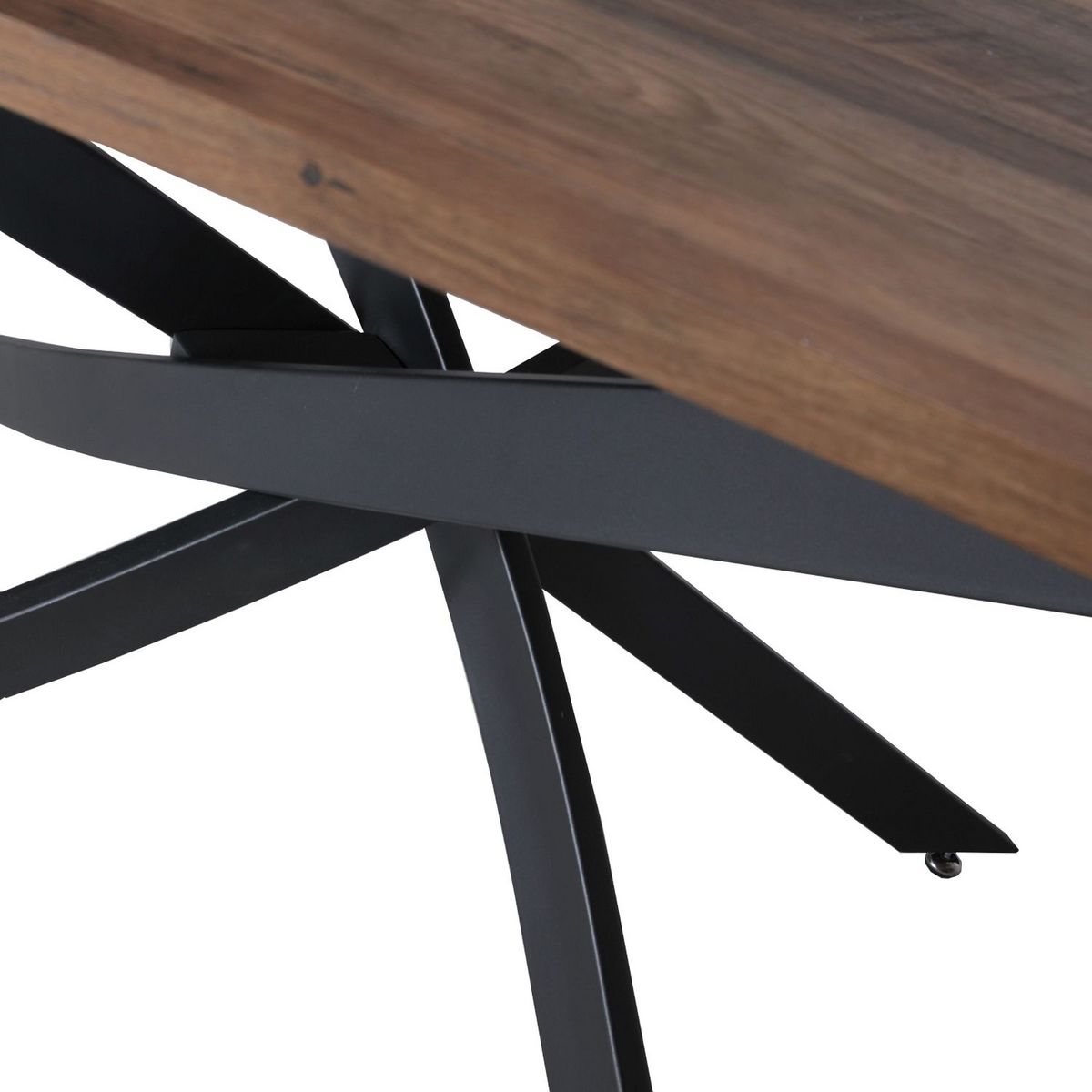 Table de séjour salle à manger fixe effet chêne L160 cm RITA