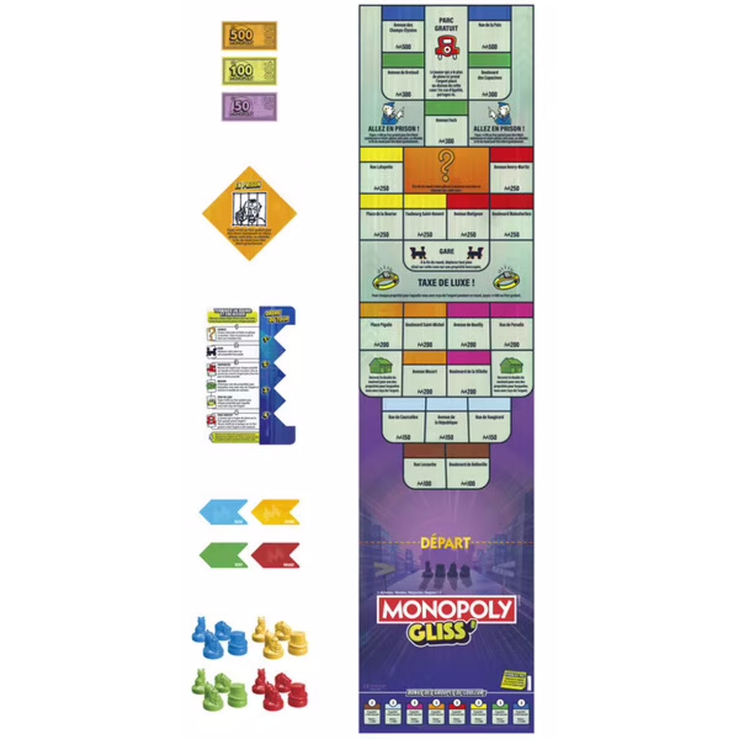 Voir la diapositive 4 : HASBRO Jeu Monopoly Gliss Knock Out