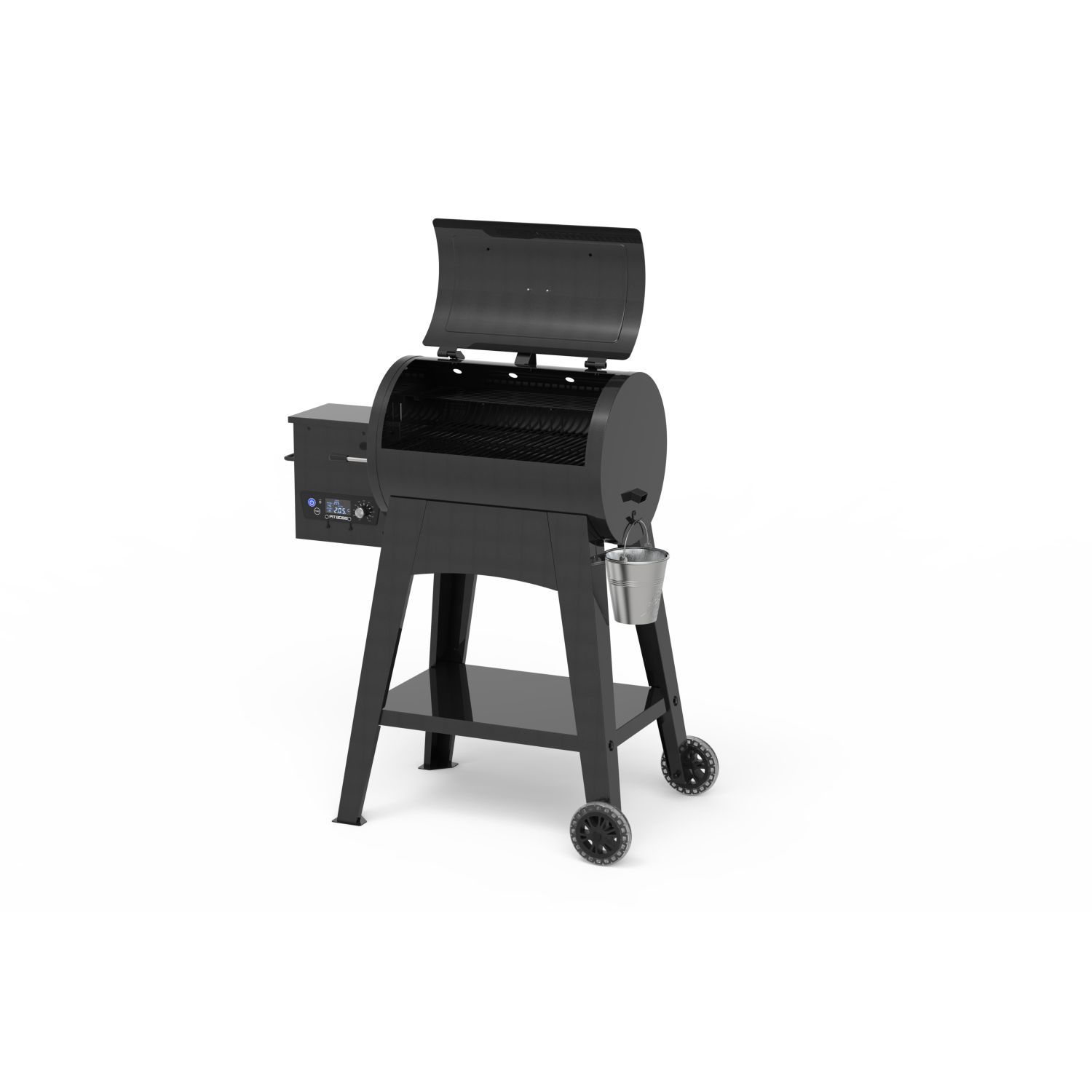 Voir la diapositive 6 : PIT BOSS Barbecue à pellets FB500 PIT BOSS +1 sac pellet + housse - Noir