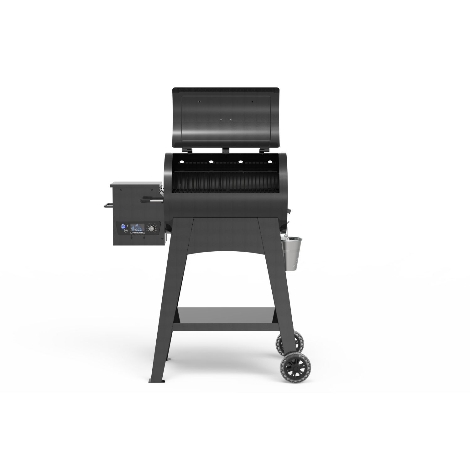 Voir la diapositive 9 : PIT BOSS Barbecue à pellets FB500 PIT BOSS +1 sac pellet + housse - Noir