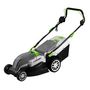 Voir la diapositive 6 : GARDENSTAR Tondeuse à gazon électrique - 2000W - 42cm - Mulching avec bac rigide - Gris