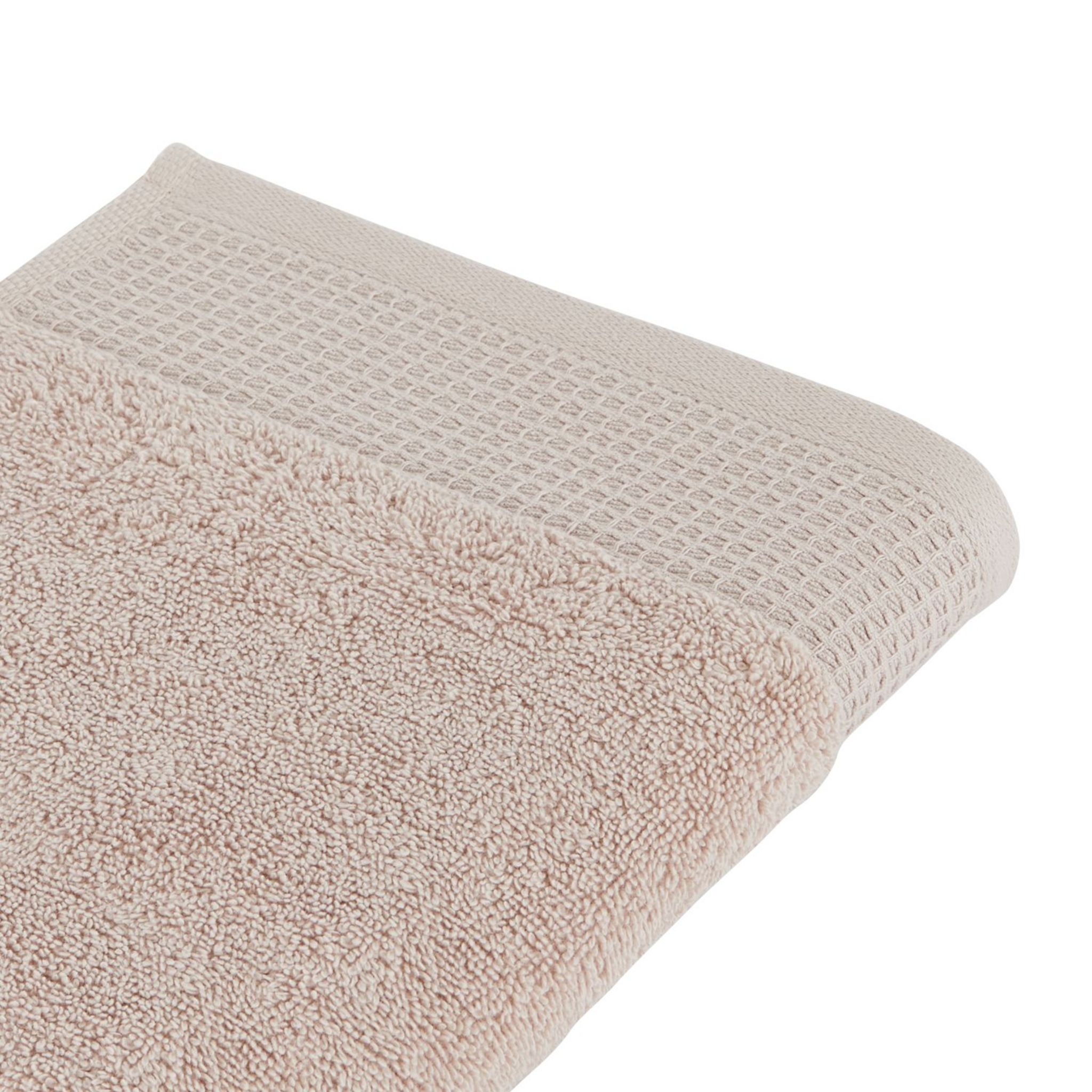 Voir la diapositive 3 : ACTUEL Serviette de toilette unie en coton 500 g/m²