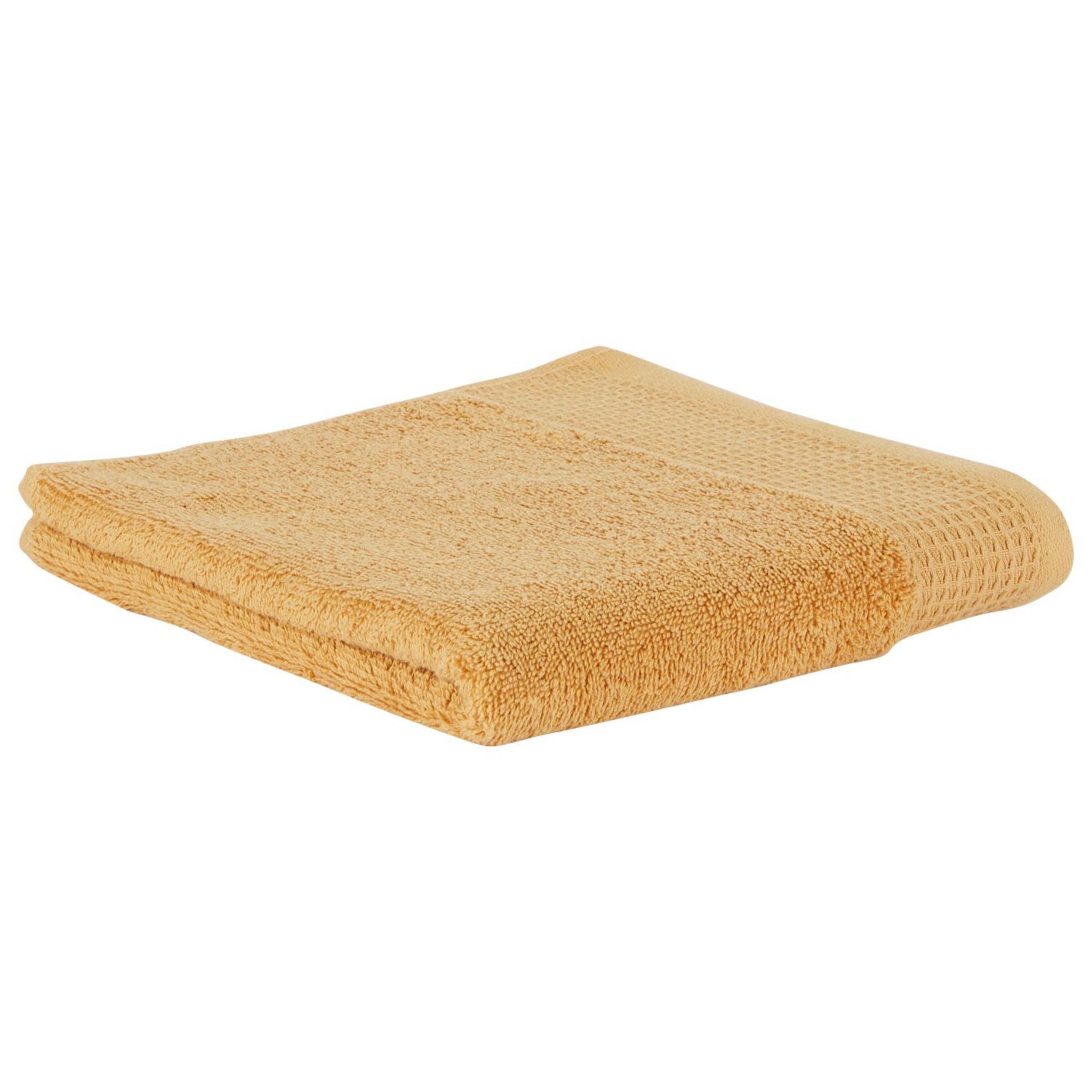 Voir la diapositive 1 : ACTUEL Serviette de toilette unie en coton 500 g/m²