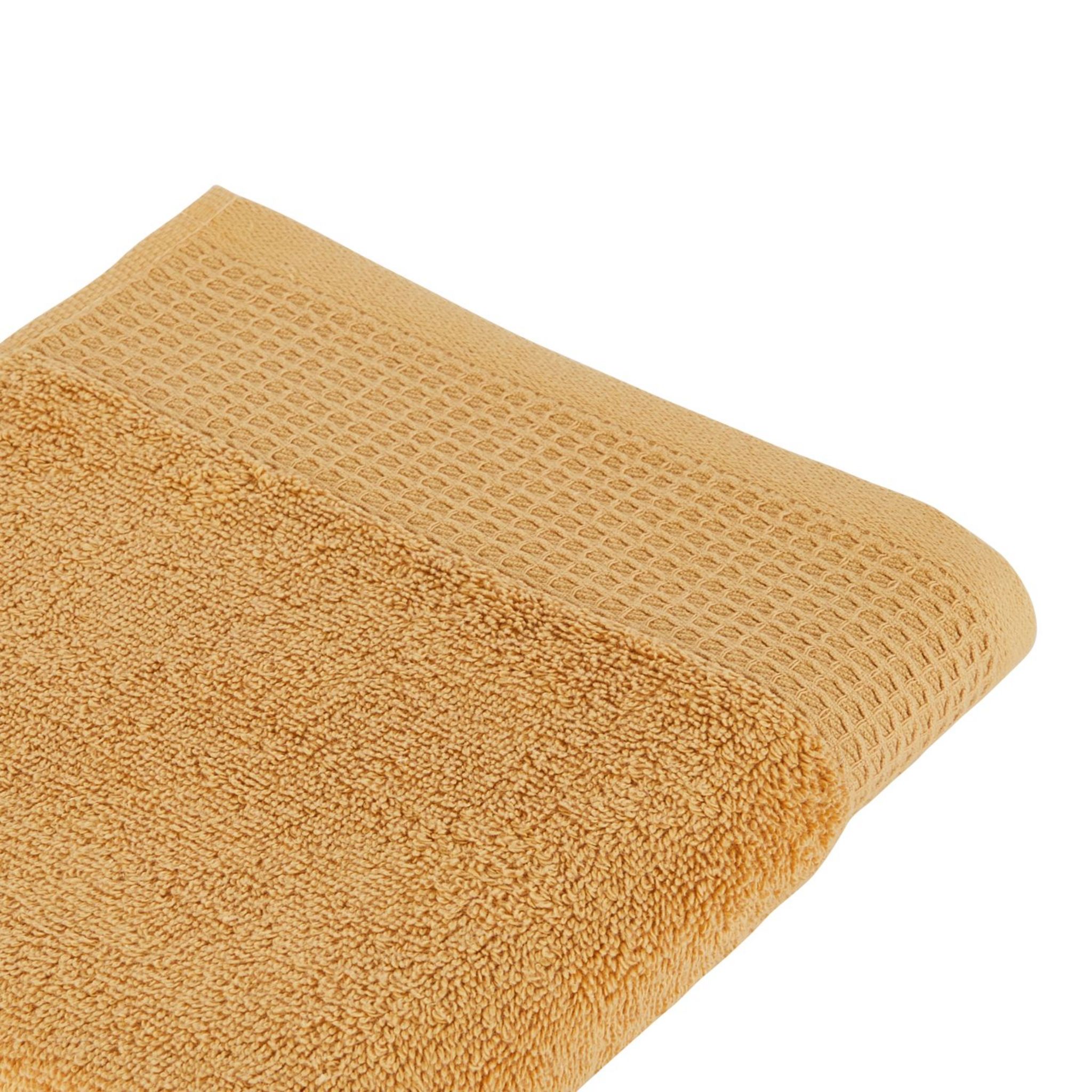 Voir la diapositive 3 : ACTUEL Serviette de toilette unie en coton 500 g/m²