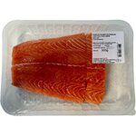 Pavé de saumon décongelé avec peau sans arête 500g