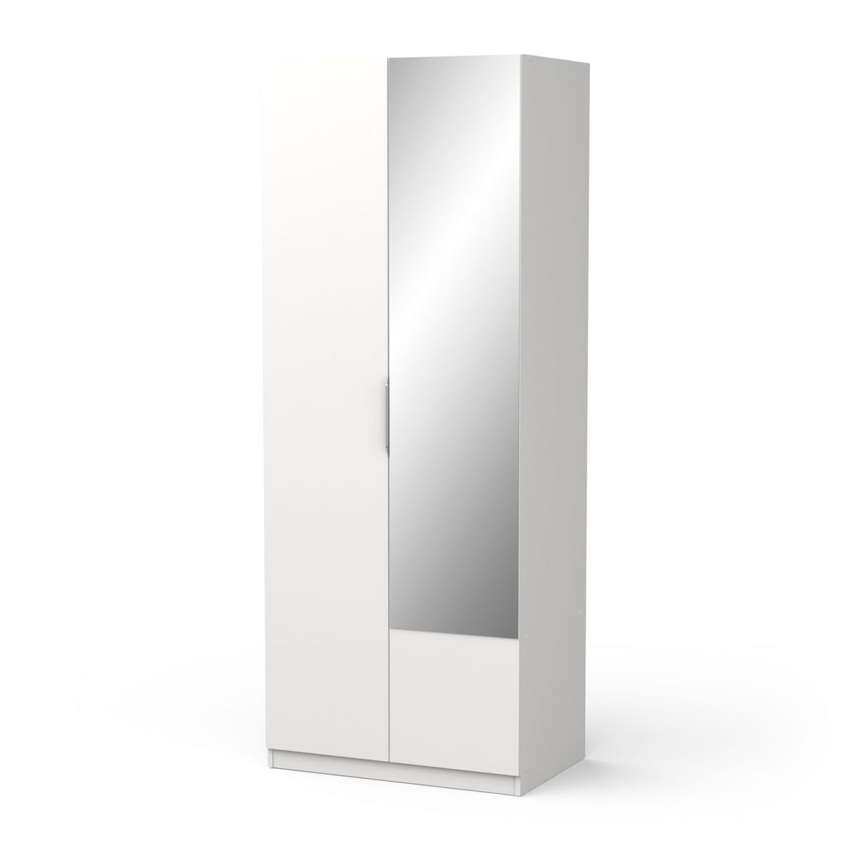 Armoire 2 portes 1 miroir L79 cm THIBAULT / GHOST
