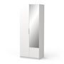 Voir la diapositive 8 : Armoire 2 portes 1 miroir L79 cm THIBAULT / GHOST
