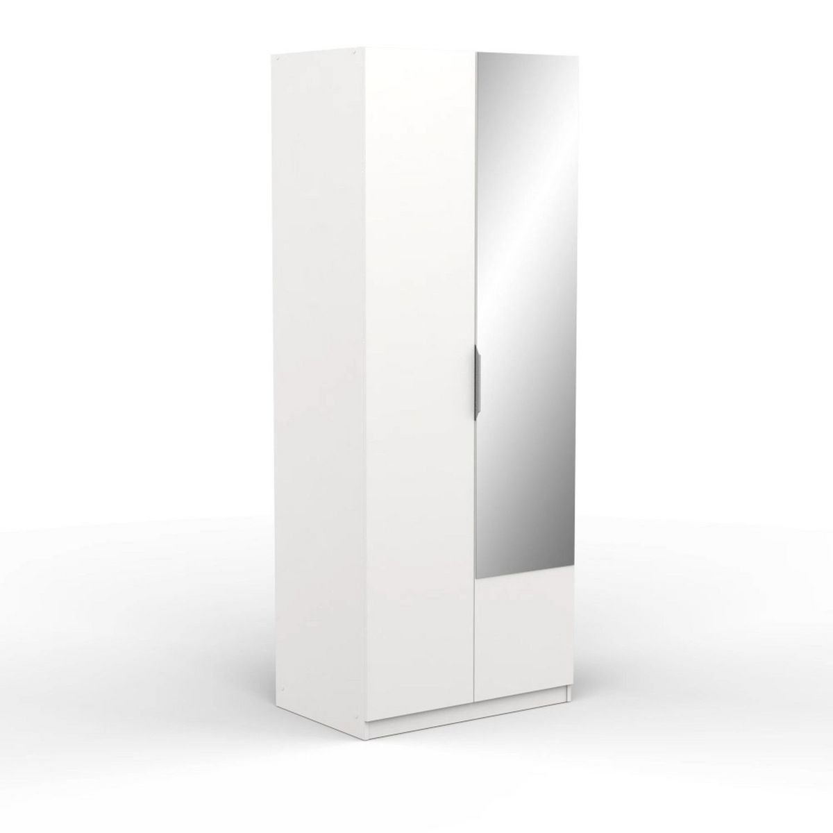 Armoire 2 portes 1 miroir L79 cm THIBAULT / GHOST