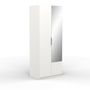 Voir la diapositive 3 : Armoire 2 portes 1 miroir L79 cm THIBAULT / GHOST