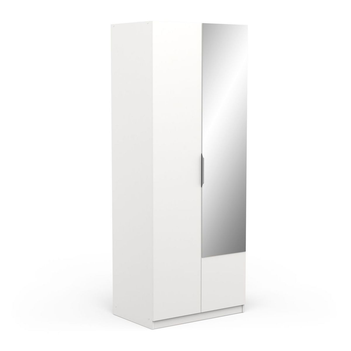 Armoire 2 portes 1 miroir L79 cm THIBAULT / GHOST