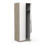 Voir la diapositive 5 : Armoire 2 portes 1 miroir L79 cm THIBAULT / GHOST