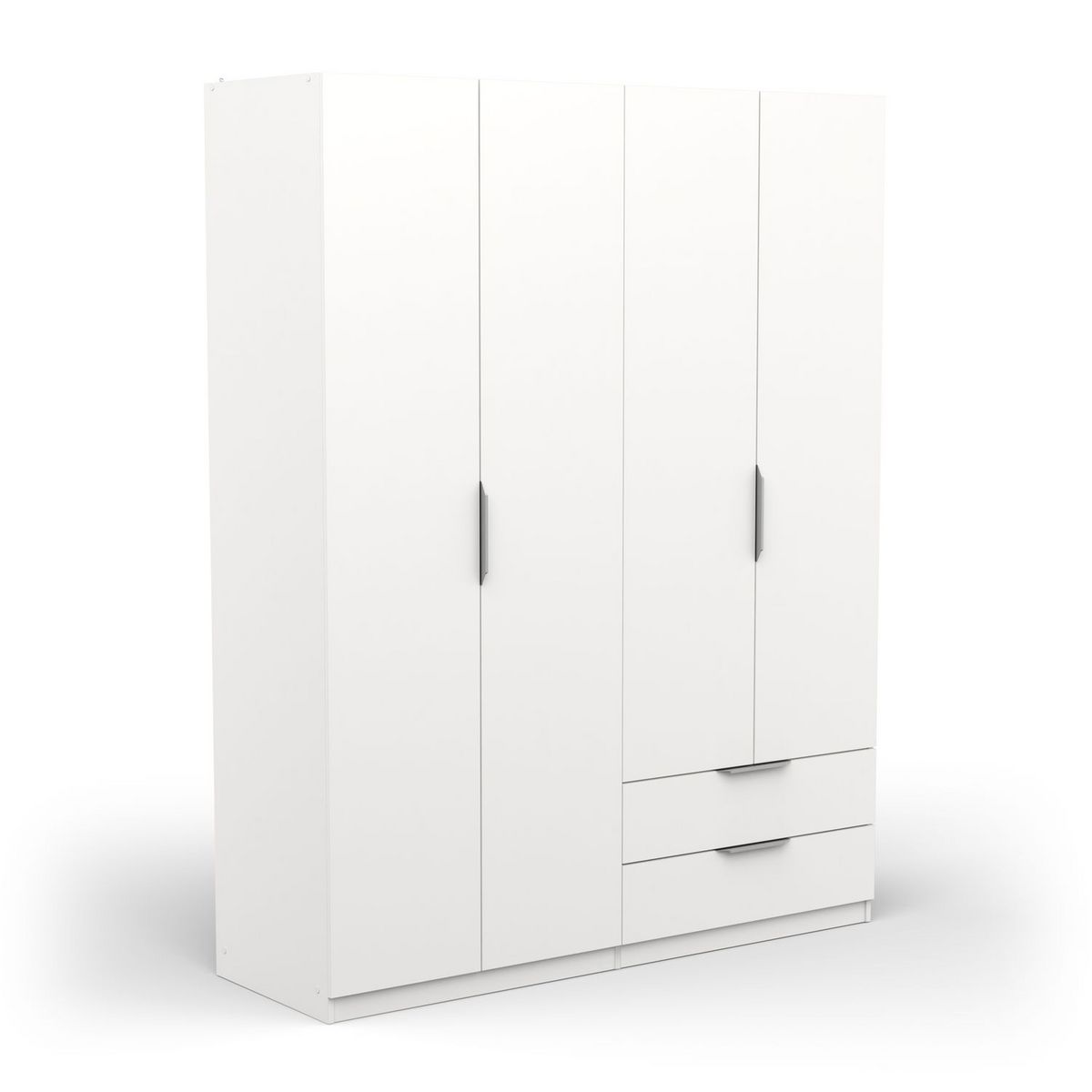 Armoire 4 portes 2 tiroirs L157 cm THIBAULT
