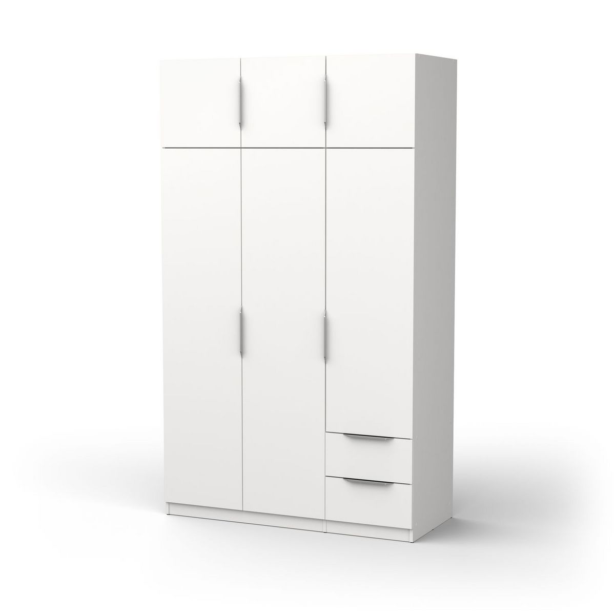 Armoire 6 portes 2 tiroirs L119 cm THIBAULT