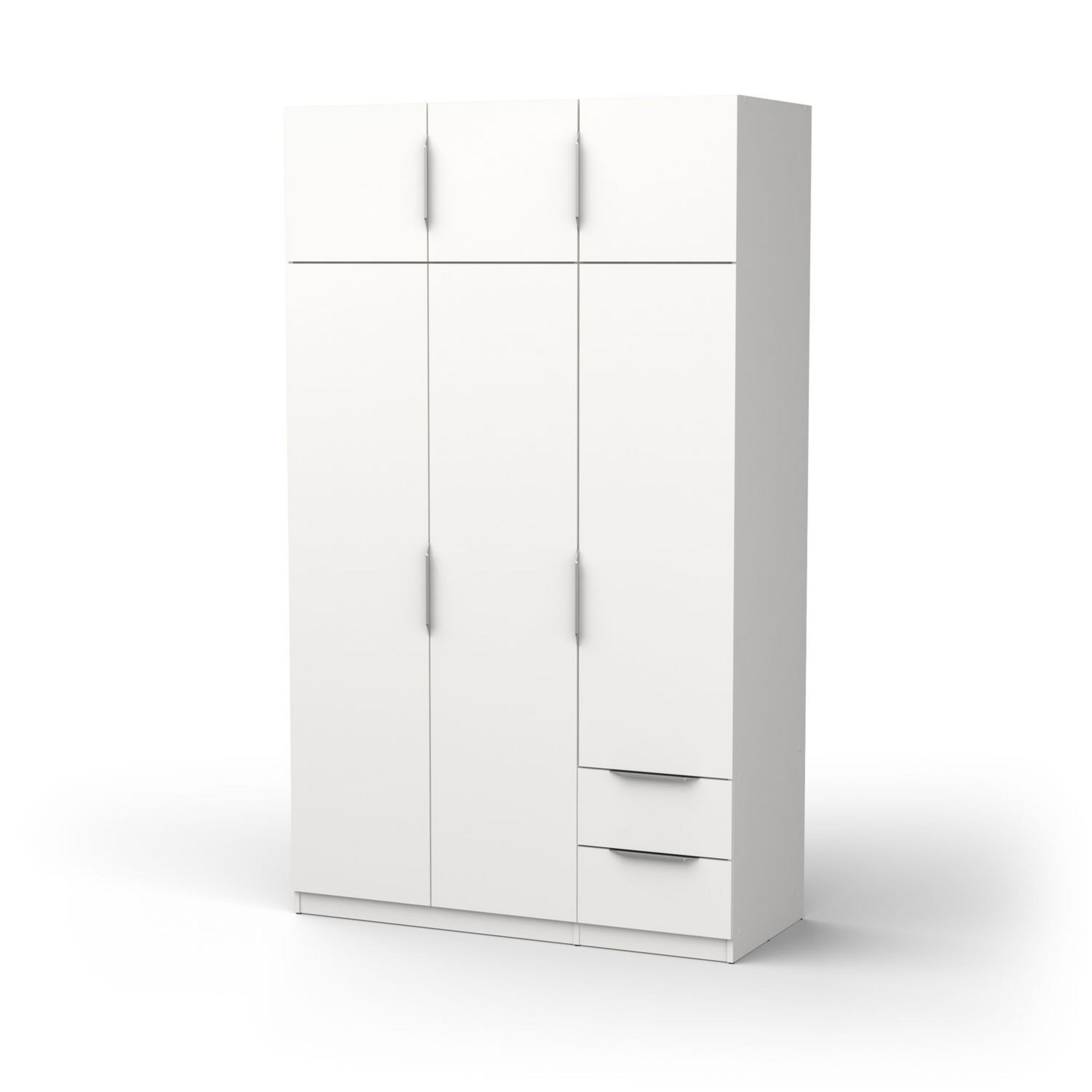 Voir la diapositive 8 : Armoire 6 portes 2 tiroirs L119 cm THIBAULT